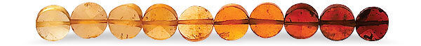 Hessonite Garnet Gemstone Beads